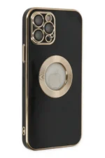 Uray store Apple iPhone 12 Pro Max Kılıf Store Silikon - Siyah