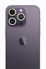 Uray store Apple iPhone 12 Pro Max Neon Fosforlu Kamera Lens - Beyaz