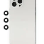 Uray store Apple iPhone 12 Pro Shine Kamera Lens - Gümüş