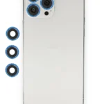 Uray store Apple iPhone 12 Pro Shine Kamera Lens - Mavi