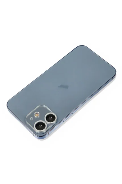 Uray store Apple iPhone 12 Shine Kamera Lens Koruma Cam - Gümüş