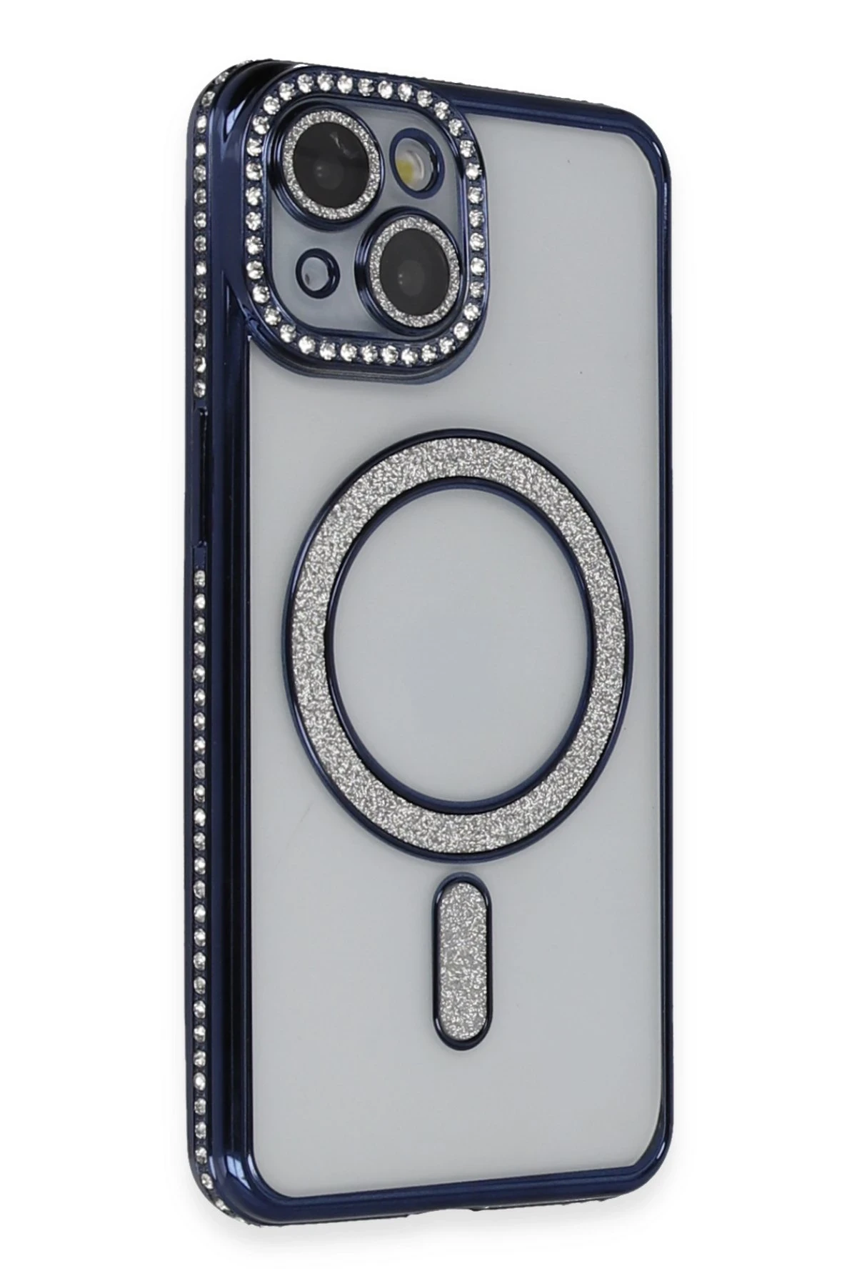 newface-iphone-13-kilif-joke-simli-magneticsafe-kilif-lacivert-default Uray store Apple iPhone 13 Kılıf Joke Simli Magneticsafe Kılıf - Lacivert - Görsel 1
