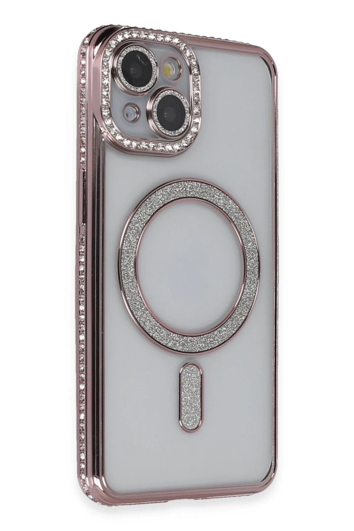 newface-iphone-13-kilif-joke-simli-magneticsafe-kilif-pembe-default Uray store Apple iPhone 13 Kılıf Joke Simli Magneticsafe Kılıf - Pembe - Görsel 1
