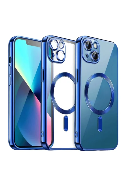 Uray store Apple iPhone 13 Kılıf Kross Magneticsafe Kapak - Lacivert
