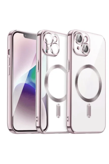 Uray store Apple iPhone 13 Kılıf Kross Magneticsafe Kapak - Rose