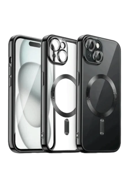 Uray store Apple iPhone 13 Kılıf Kross Magneticsafe Kapak - Siyah