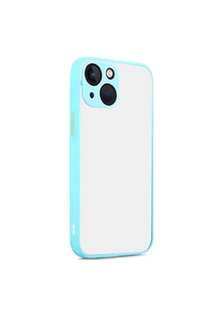 Uray store Apple iPhone 13 Kılıf Montreal Silikon Kapak - Turkuaz