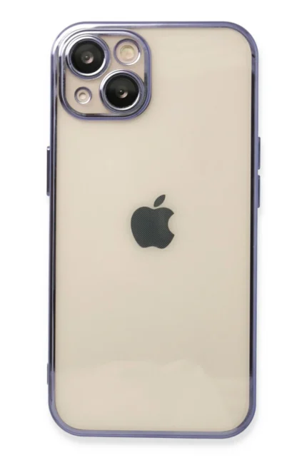 Uray store Apple iPhone 13 Kılıf Razer Lensli Silikon - Mor