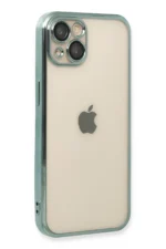 Uray store Apple iPhone 13 Kılıf Razer Lensli Silikon - Yeşil - Görsel 3