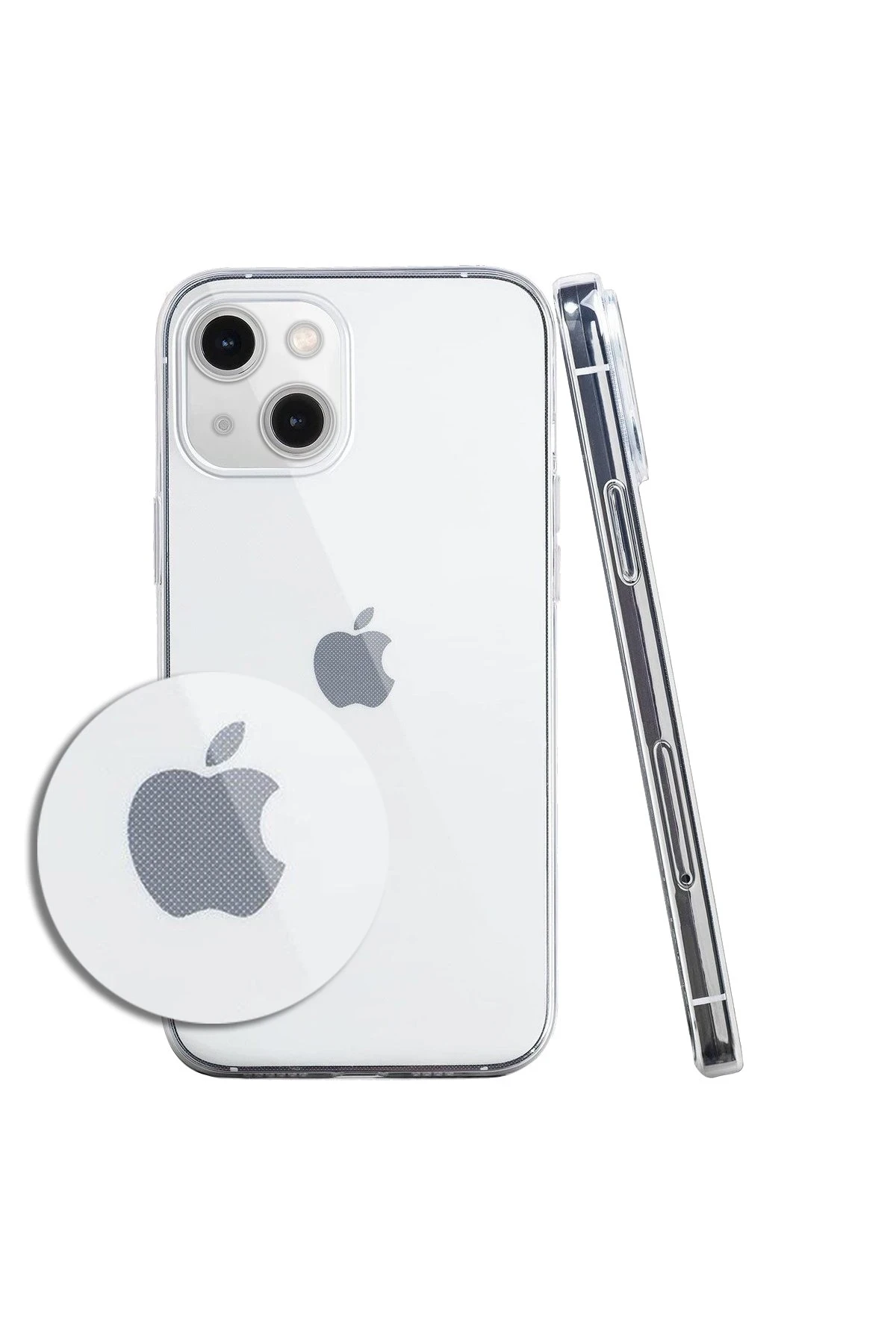 newface-iphone-13-mini-kilif-lux-seffaf-silikon-default Uray store Apple iPhone 13 Mini Kılıf Lüx Şeffaf Silikon - Görsel 1