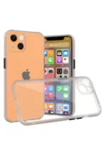 Uray store Apple iPhone 13 Mini Kılıf Miami Şeffaf Silikon - Şeffaf