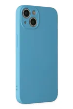 Uray store Apple iPhone 13 Mini Kılıf Nano içi Kadife Silikon - Mavi - Görsel 2