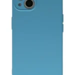 Uray store Apple iPhone 13 Mini Kılıf Nano içi Kadife Silikon - Mavi