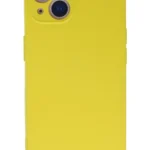 Uray store Apple iPhone 13 Mini Kılıf Nano içi Kadife Silikon - Sarı