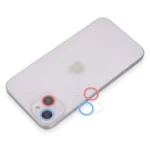 Uray store Apple iPhone 13 Mini Renkli Kamera Lens Koruma Cam - Pembe-Mavi