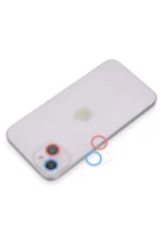 Uray store Apple iPhone 13 Mini Renkli Kamera Lens Koruma Cam - Pembe-Mavi