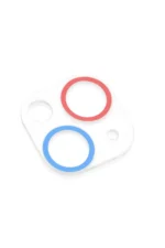 Uray store Apple iPhone 13 Mini Renkli Kamera Lens Koruma Cam - Pembe-Mavi - Görsel 3
