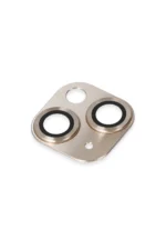 Uray store Apple iPhone 13 Pers Alüminyum Kamera Lens - Gold - Görsel 4