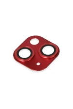 Uray store Apple iPhone 13 Pers Alüminyum Kamera Lens - Kırmızı - Görsel 4