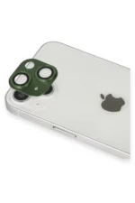 Uray store Apple iPhone 13 Pers Alüminyum Kamera Lens - Yeşil - Görsel 2