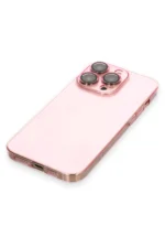 Uray store Apple iPhone 13 Pro Kılıf Armada Lensli Kapak - Rose Gold - Görsel 4