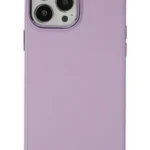 Uray store Apple iPhone 13 Pro Kılıf Asya Deri Silikon - Lila