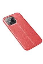 Uray store Apple iPhone 13 Pro Kılıf Auto Focus Kapak - Kırmızı - Görsel 2