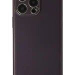 Uray store Apple iPhone 13 Pro Kılıf Coco Deri Silikon Kapak - Derin Mor