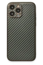 Uray store Apple iPhone 13 Pro Kılıf Coco Karbon Silikon - Füme