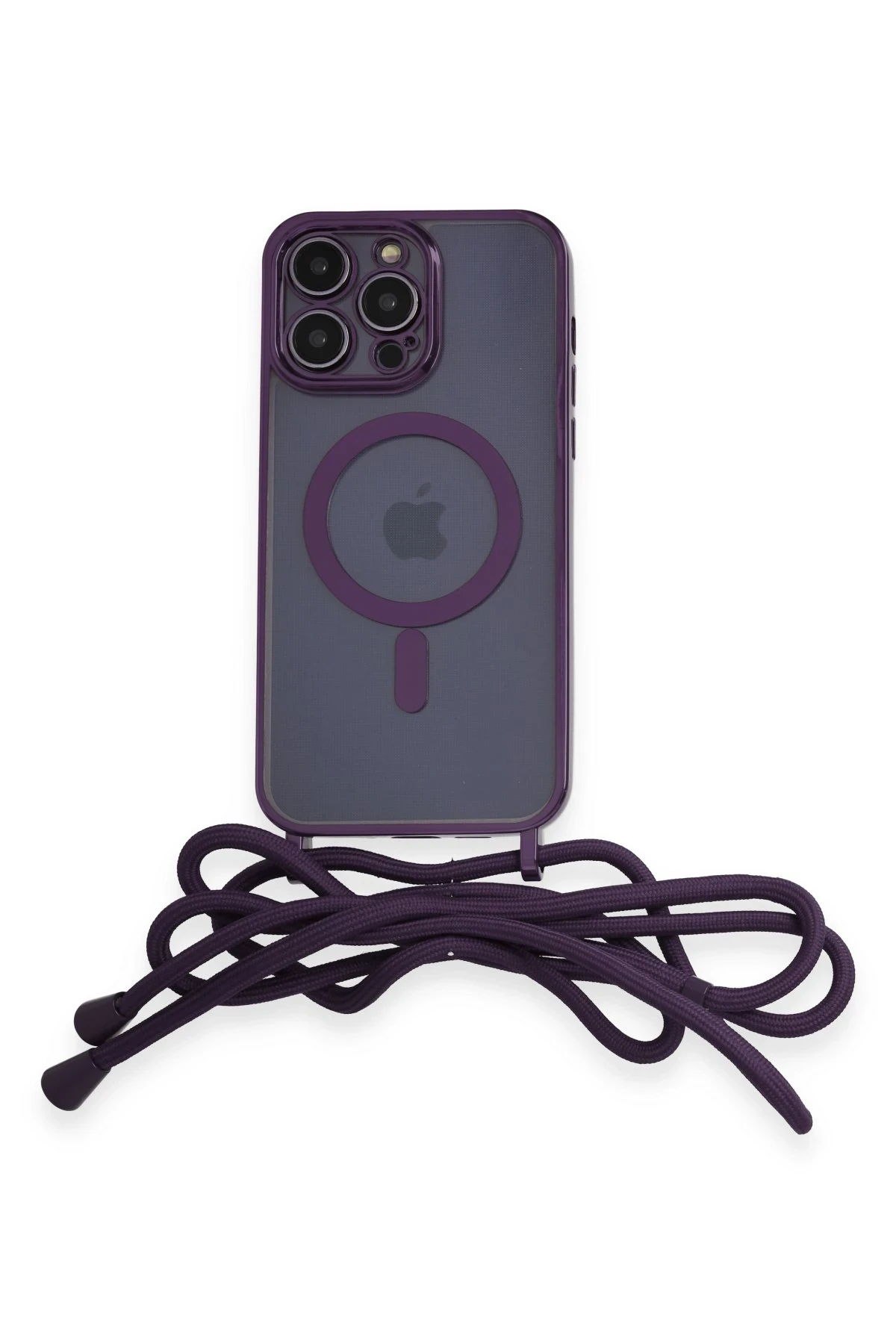 newface-iphone-13-pro-kilif-divo-lazer-askili-magsafe-kapak-derin-mor-default Uray store Apple iPhone 13 Pro Kılıf Divo Lazer Askılı Magsafe Kapak - Derin Mor - Görsel 1