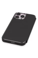 Uray store Apple iPhone 13 Pro Kılıf Dolpin Kapaklı - Siyah - Görsel 5