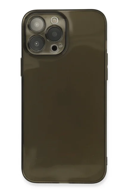 Uray store Apple iPhone 13 Pro Kılıf Fly Lens Silikon - Siyah