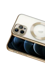 Uray store Apple iPhone 13 Pro Kılıf Kross Magneticsafe Kapak - Gold - Görsel 2