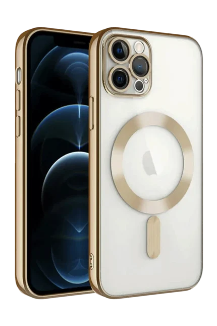 Uray store Apple iPhone 13 Pro Kılıf Kross Magneticsafe Kapak - Gold