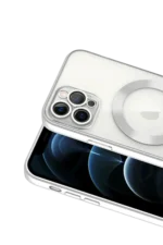 Uray store Apple iPhone 13 Pro Kılıf Kross Magneticsafe Kapak - Gümüş - Görsel 2
