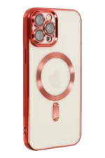 Uray store Apple iPhone 13 Pro Kılıf Kross Magneticsafe Kapak - Kırmızı - Görsel 4