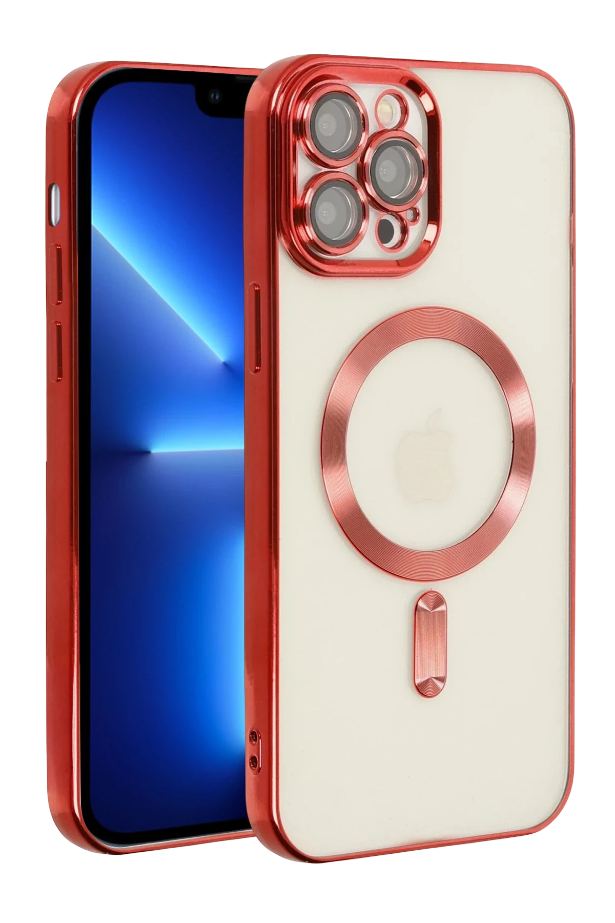 newface-iphone-13-pro-kilif-kross-magneticsafe-kapak-kirmizi-default Uray store Apple iPhone 13 Pro Kılıf Kross Magneticsafe Kapak - Kırmızı - Görsel 1