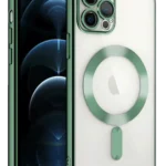Uray store Apple iPhone 13 Pro Kılıf Kross Magneticsafe Kapak - Koyu Yeşil
