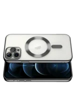 Uray store Apple iPhone 13 Pro Kılıf Kross Magneticsafe Kapak - Koyu Yeşil - Görsel 3