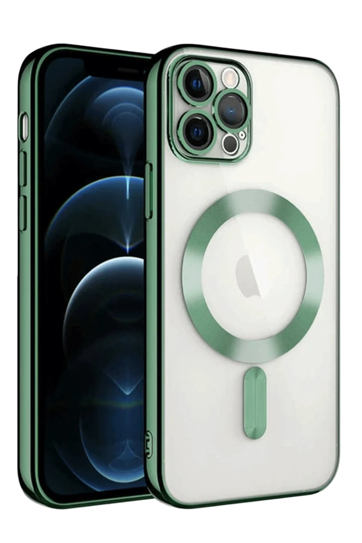 newface-iphone-13-pro-kilif-kross-magneticsafe-kapak-koyu-yesil-default Uray store Apple iPhone 13 Pro Kılıf Kross Magneticsafe Kapak - Koyu Yeşil - Görsel 1