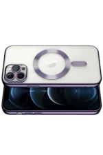Uray store Apple iPhone 13 Pro Kılıf Kross Magneticsafe Kapak - Mor - Görsel 3