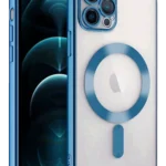 Uray store Apple iPhone 13 Pro Kılıf Kross Magneticsafe Kapak - Sierra Blue