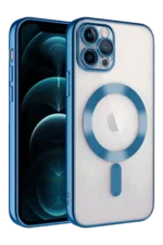Uray store Apple iPhone 13 Pro Kılıf Kross Magneticsafe Kapak - Sierra Blue