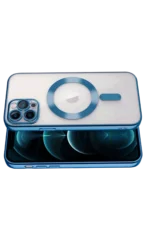Uray store Apple iPhone 13 Pro Kılıf Kross Magneticsafe Kapak - Sierra Blue - Görsel 3