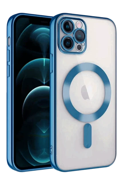 Uray store Apple iPhone 13 Pro Kılıf Kross Magneticsafe Kapak - Sierra Blue
