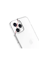 Uray store Apple iPhone 13 Pro Kılıf Lüx Şeffaf Silikon - Görsel 3