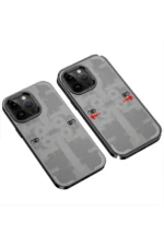Uray store Apple iPhone 13 Pro Kılıf Mekanik Bumper Kapak - Siyah