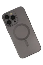 Uray store Apple iPhone 13 Pro Kılıf Moshi Lens Magneticsafe Silikon - Füme - Görsel 3