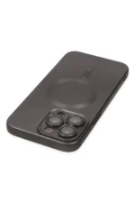 Uray store Apple iPhone 13 Pro Kılıf Moshi Lens Magneticsafe Silikon - Füme - Görsel 4