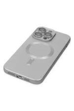 Uray store Apple iPhone 13 Pro Kılıf Moshi Lens Magneticsafe Silikon - Gümüş - Görsel 4